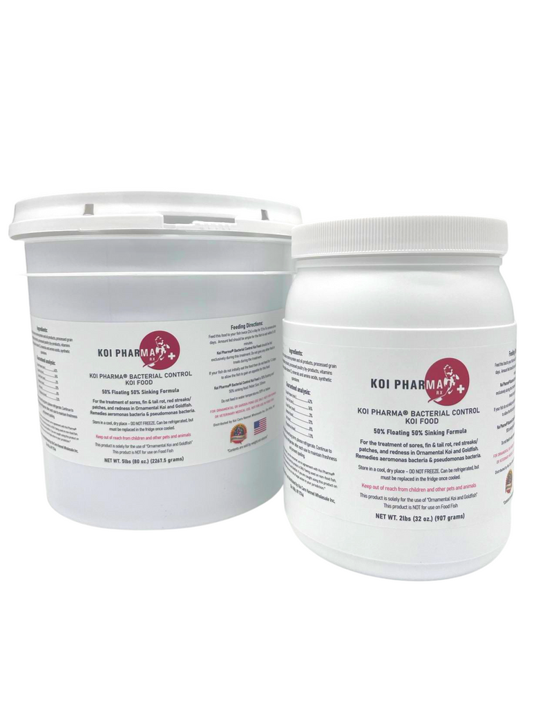 Bacterial Control Koi Food by KOI PHARMA® - Bacterial Disease Neutralizer